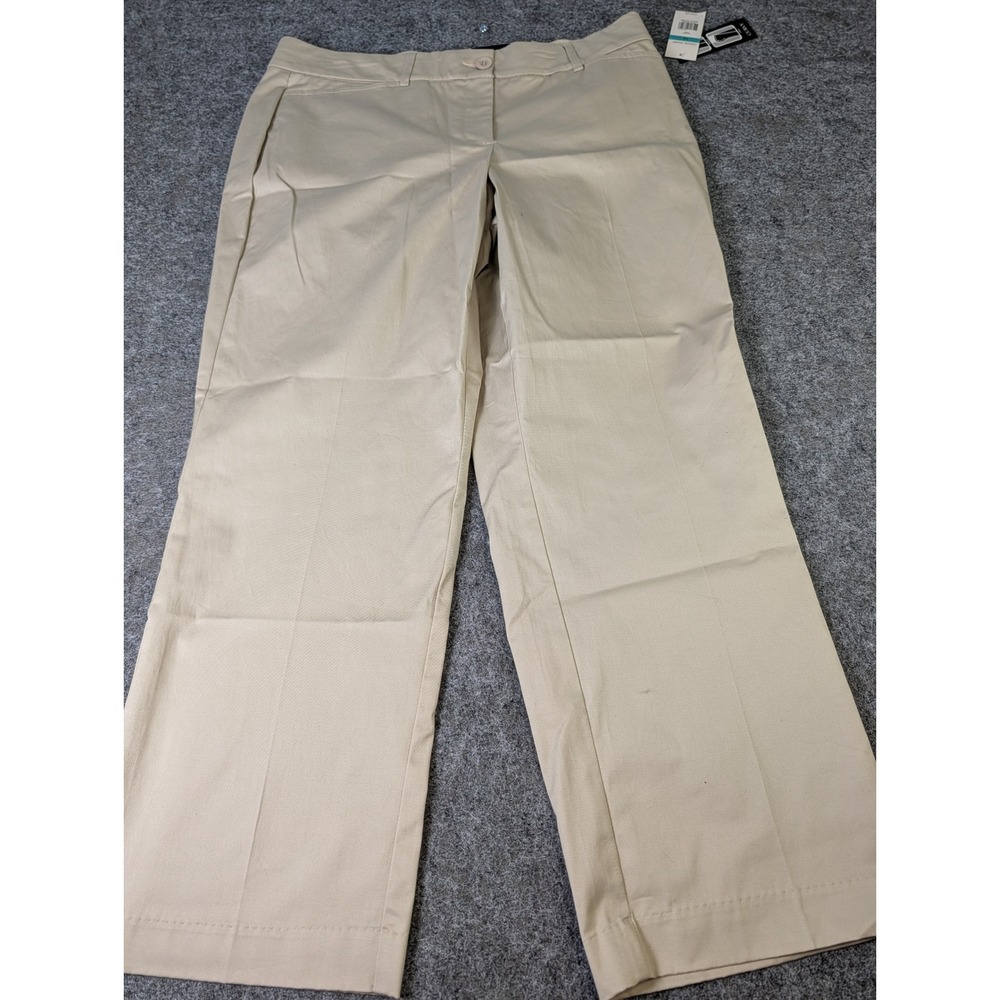Kim Rogers Curvy Casual Short Pants Stone Beige Size 16 Short NWT 401AFH6KR